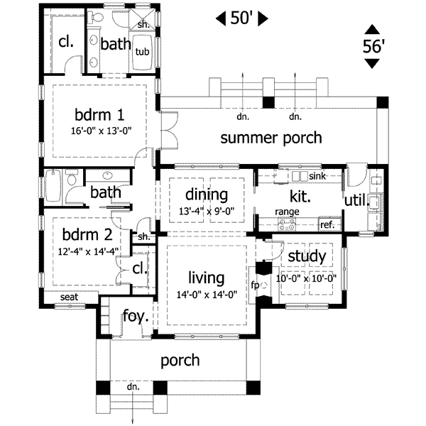 main floor house blueprint