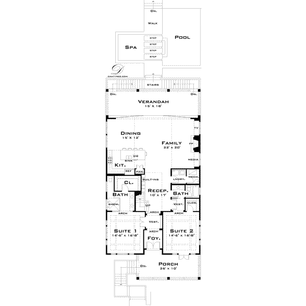 main floor house blueprint