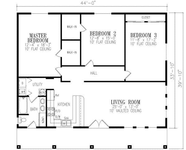 main floor house blueprint