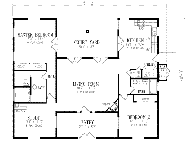 main floor house blueprint