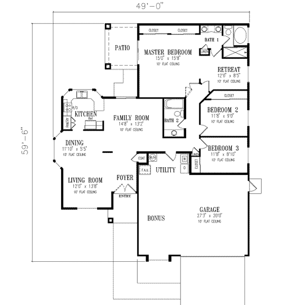 main floor house blueprint