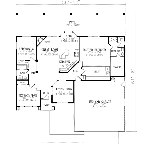 main floor house blueprint