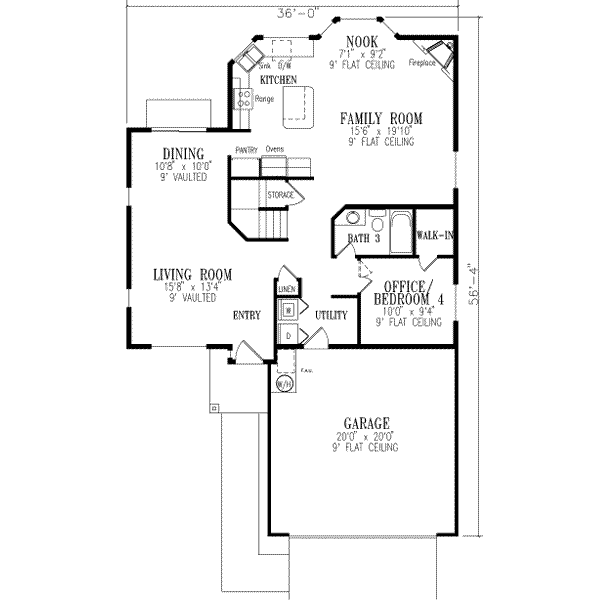 main floor house blueprint