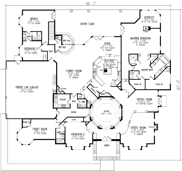 main floor house blueprint