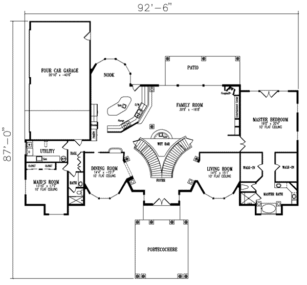 main floor house blueprint