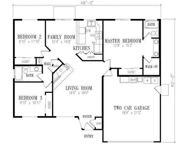 main floor house blueprint