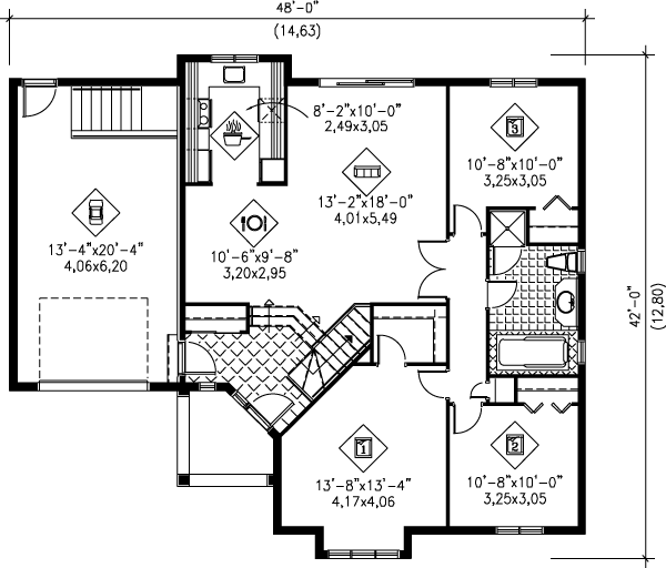 main floor house blueprint