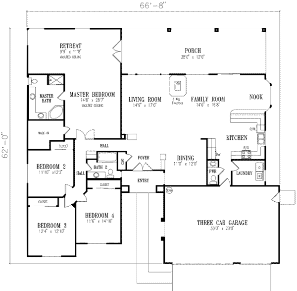 main floor house blueprint