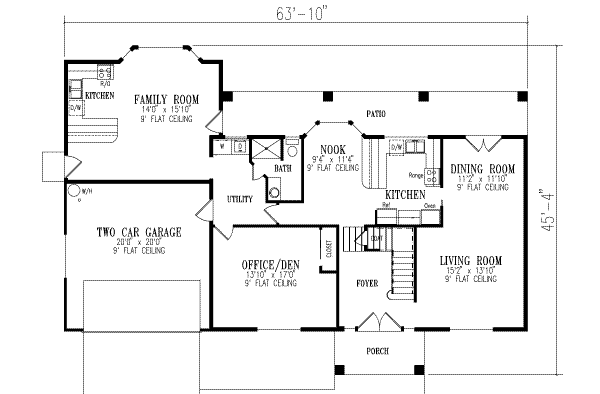main floor house blueprint