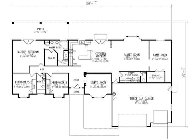 main floor house blueprint