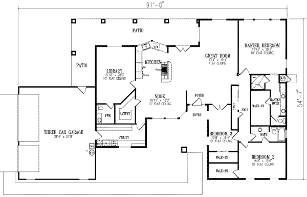 main floor house blueprint