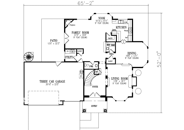 main floor house blueprint