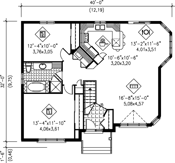 main floor house blueprint