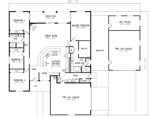 main floor house blueprint