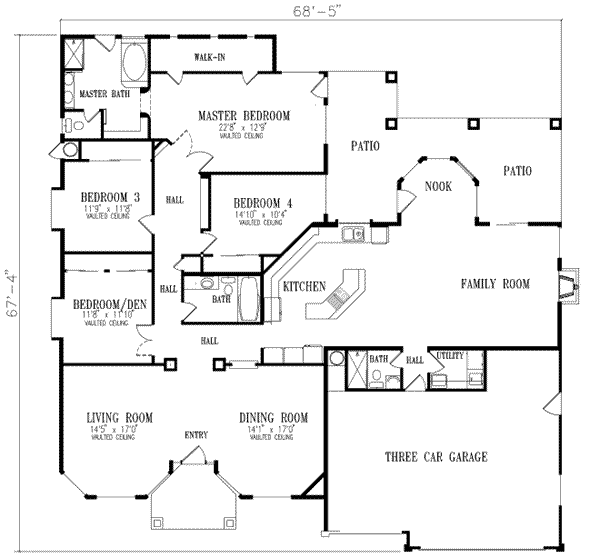 main floor house blueprint