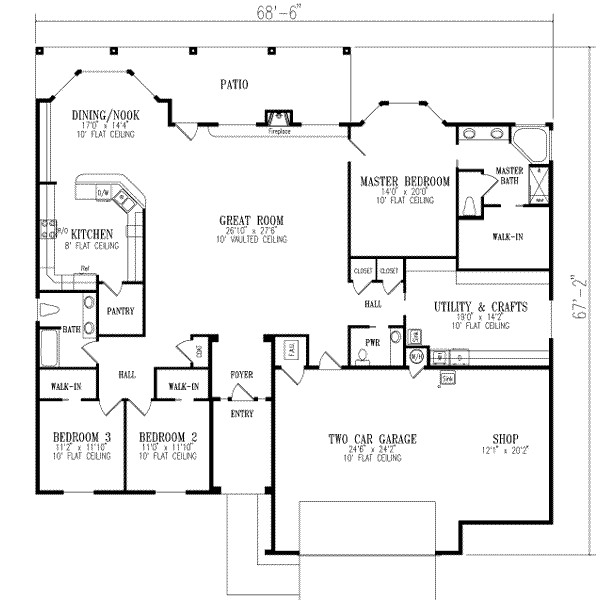 main floor house blueprint