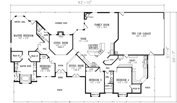 main floor house blueprint