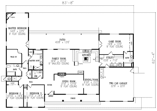 main floor house blueprint