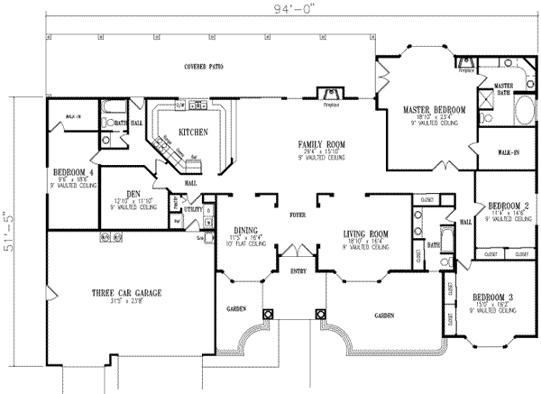 main floor house blueprint