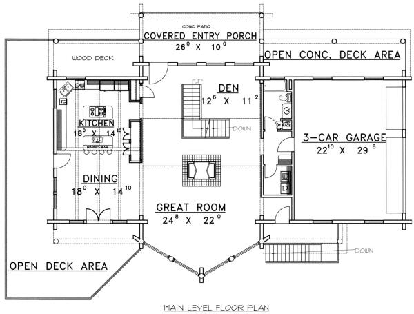 main floor house blueprint