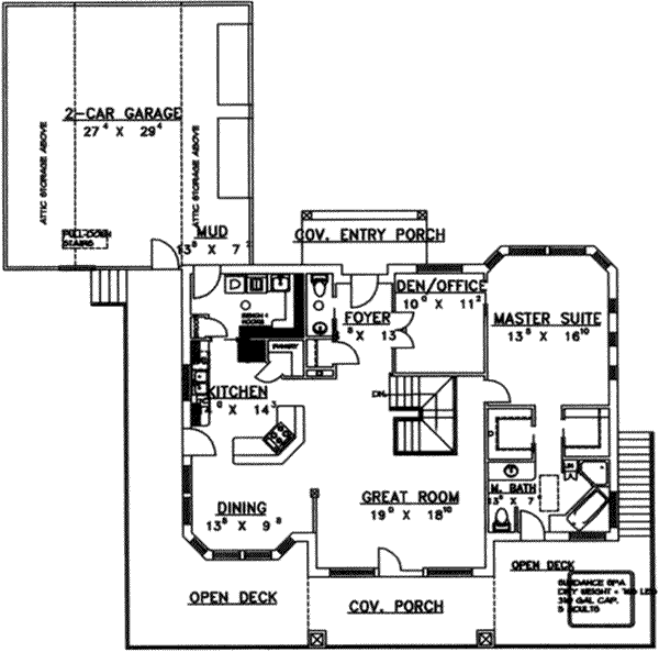 main floor house blueprint