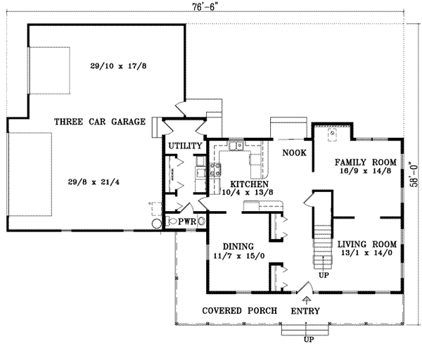 main floor house blueprint