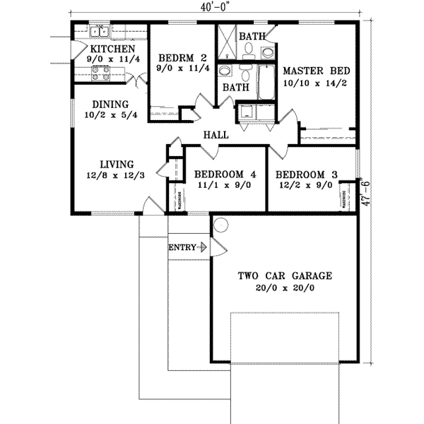 main floor house blueprint
