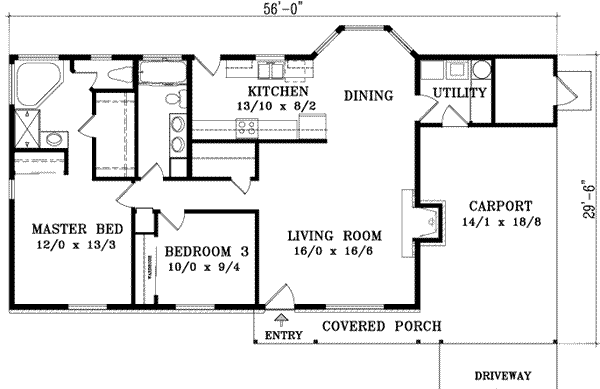 main floor house blueprint