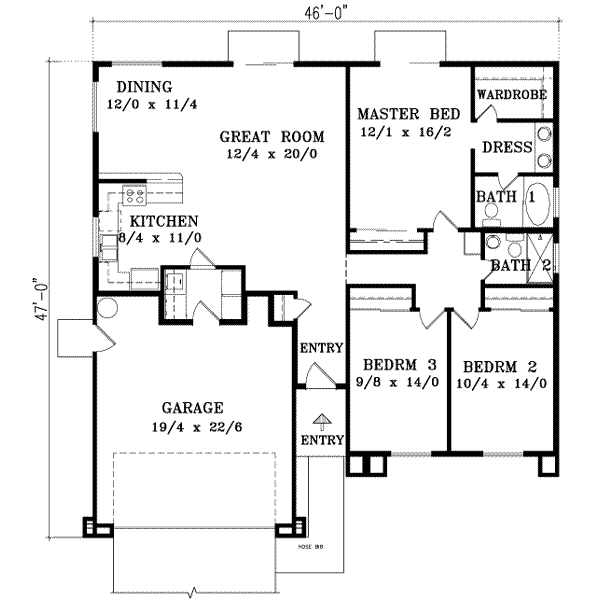 main floor house blueprint