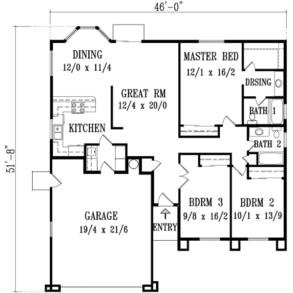 main floor house blueprint