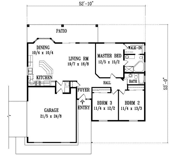 main floor house blueprint