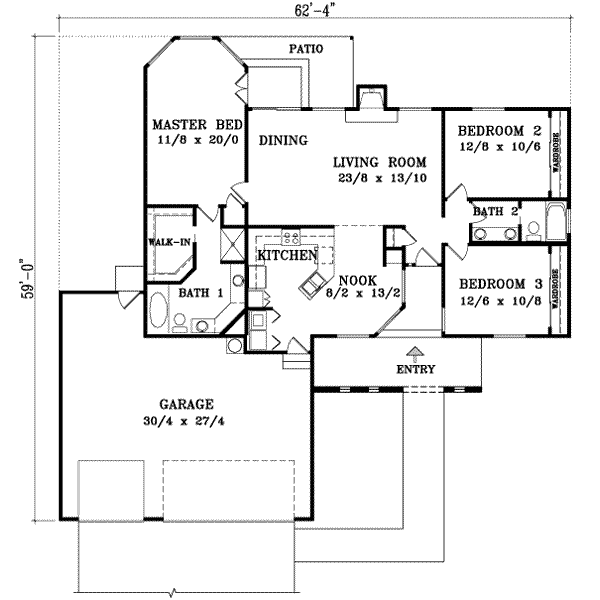 main floor house blueprint