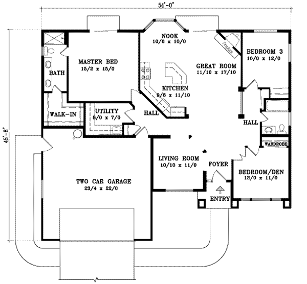 main floor house blueprint