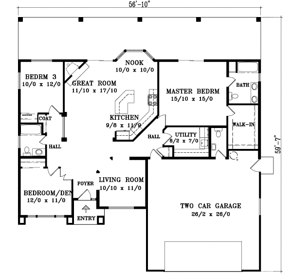 main floor house blueprint