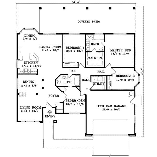 main floor house blueprint