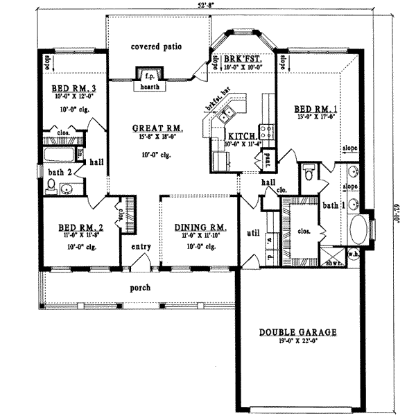main floor house blueprint