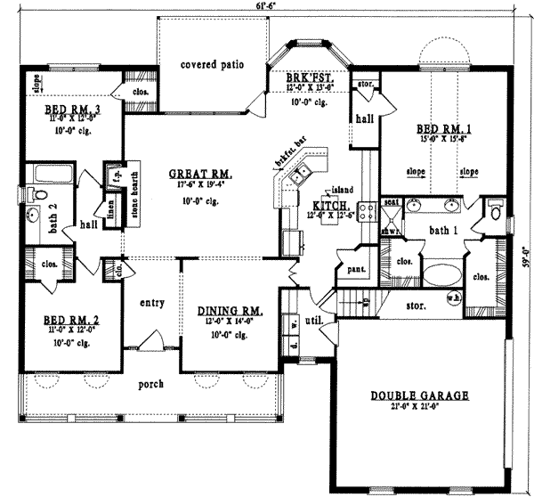 main floor house blueprint