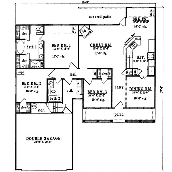 main floor house blueprint