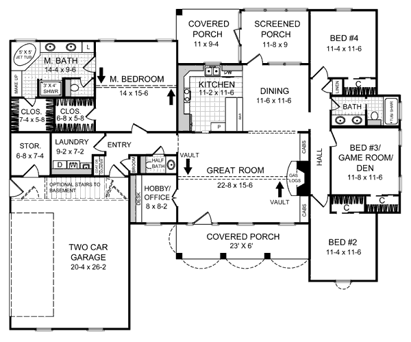 main floor house blueprint