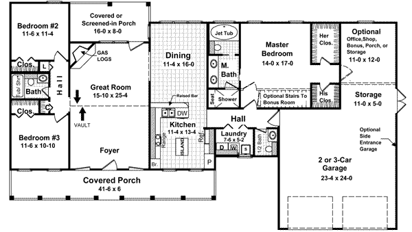main floor house blueprint