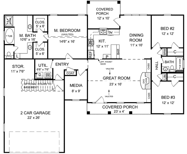 main floor house blueprint