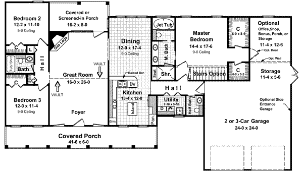 main floor house blueprint