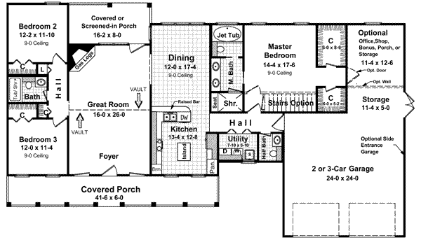 main floor house blueprint