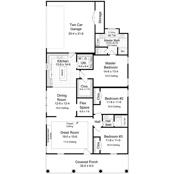 main floor house blueprint