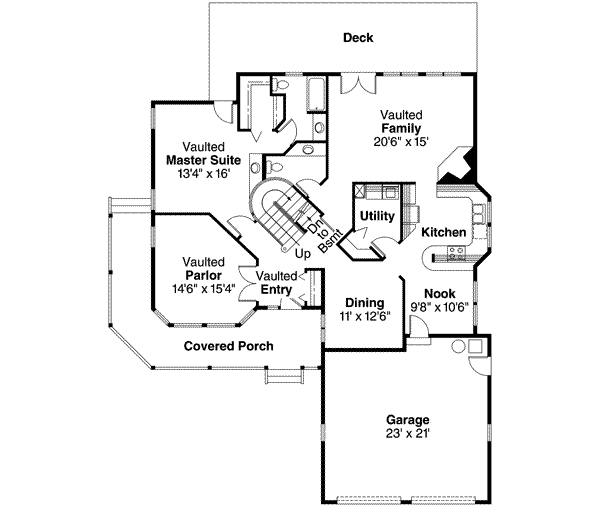 main floor house blueprint