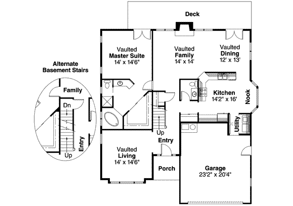 main floor house blueprint