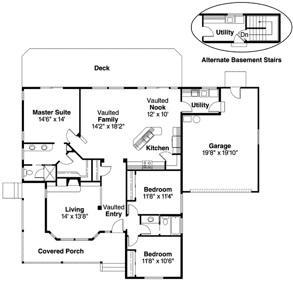 main floor house blueprint