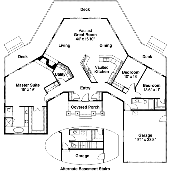 main floor house blueprint