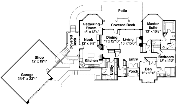 main floor house blueprint
