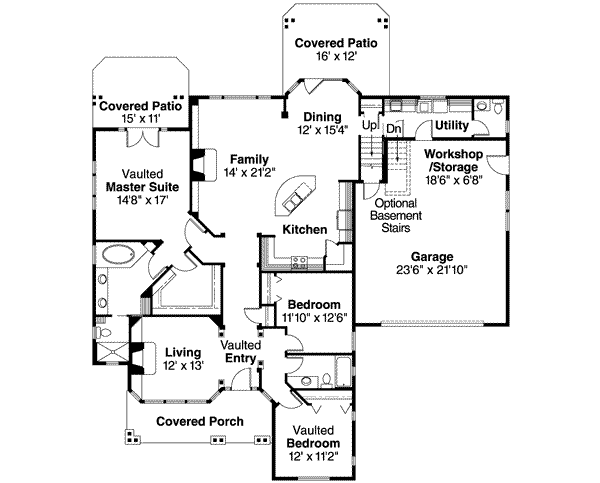 main floor house blueprint